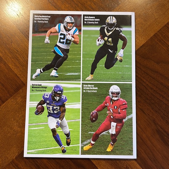 ESPN FANTASY FOOTBALL 2021 MAGAZINE - Picture 3 of 3